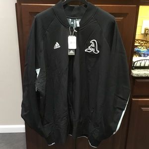 ADIDAS PLUS SIZE VARSITY JACKET 4XL *$40 OFF PRICE